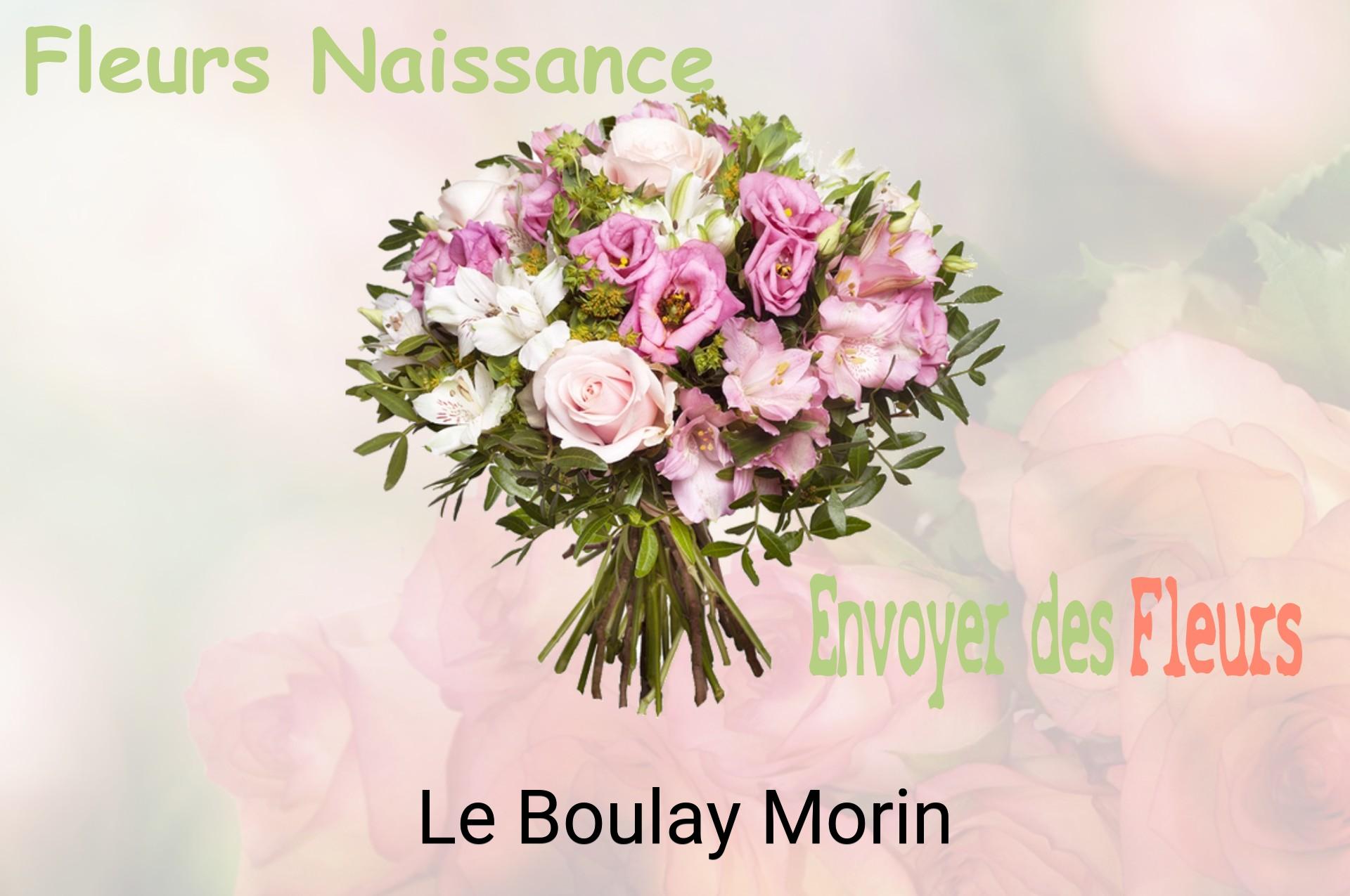 Bouquet de fleurs de naissance livré à Le Boulay-Morin